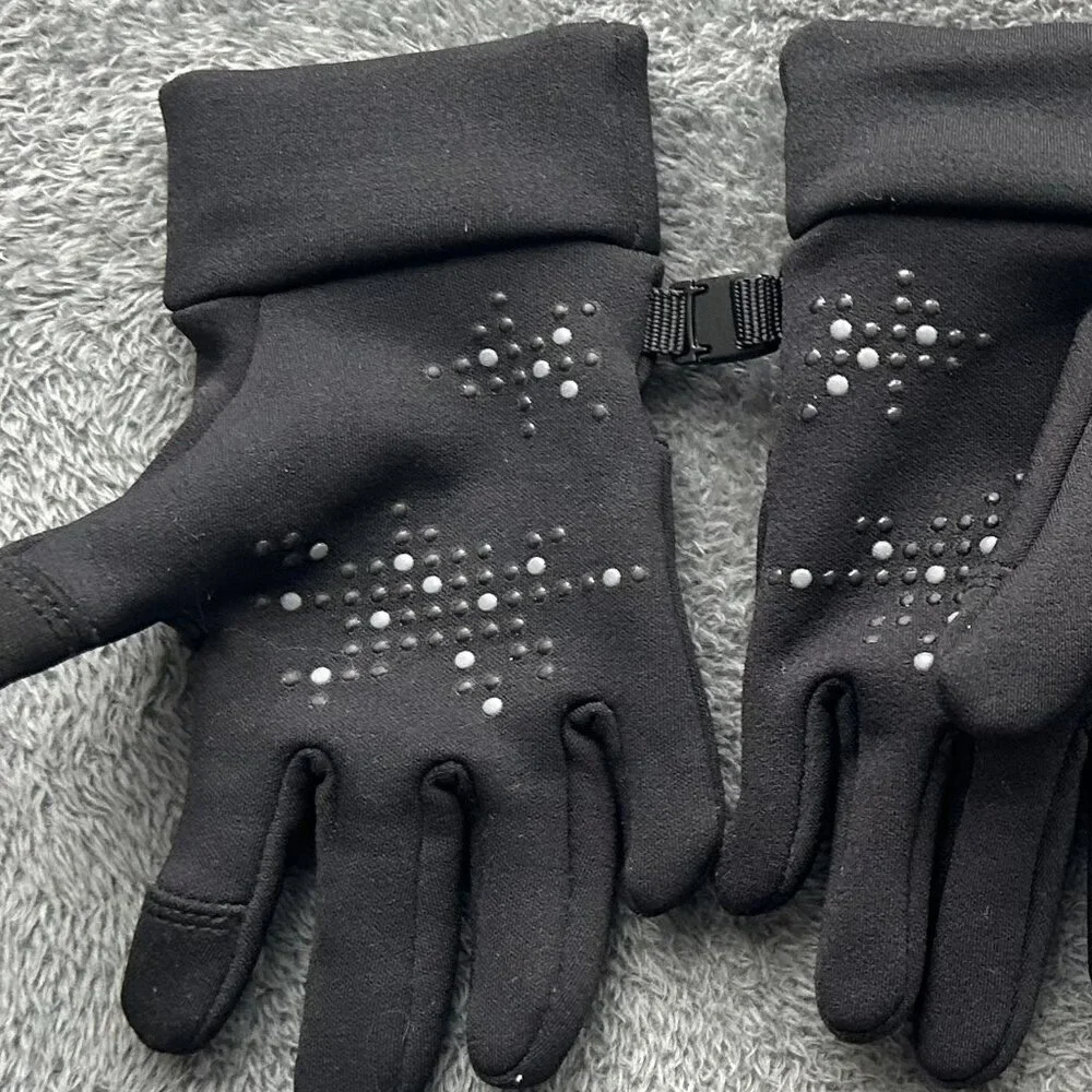 HEAD Kids Black Touch Screen Gloves EUC Size M